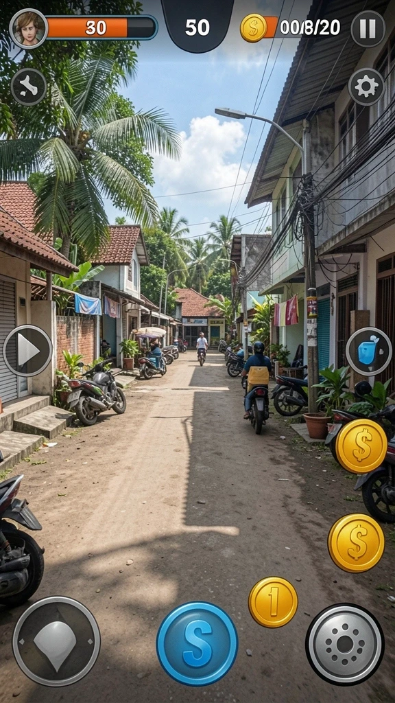Tampilan antarmuka pengguna yang menarik.