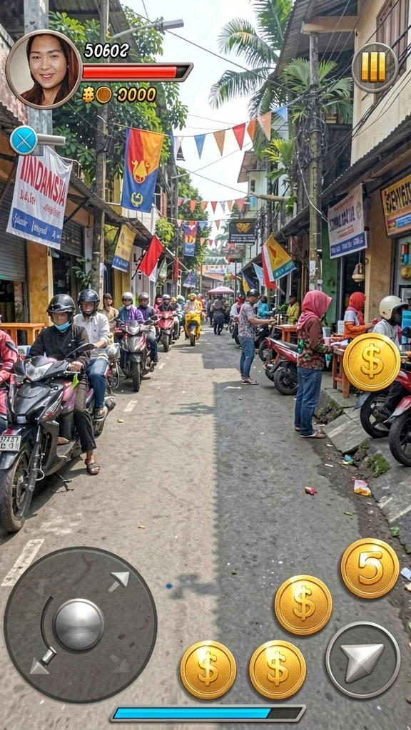 Tampilan antarmuka yang user-friendly.