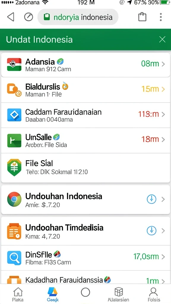 Tampilan karakter utama yang penuh aksi.