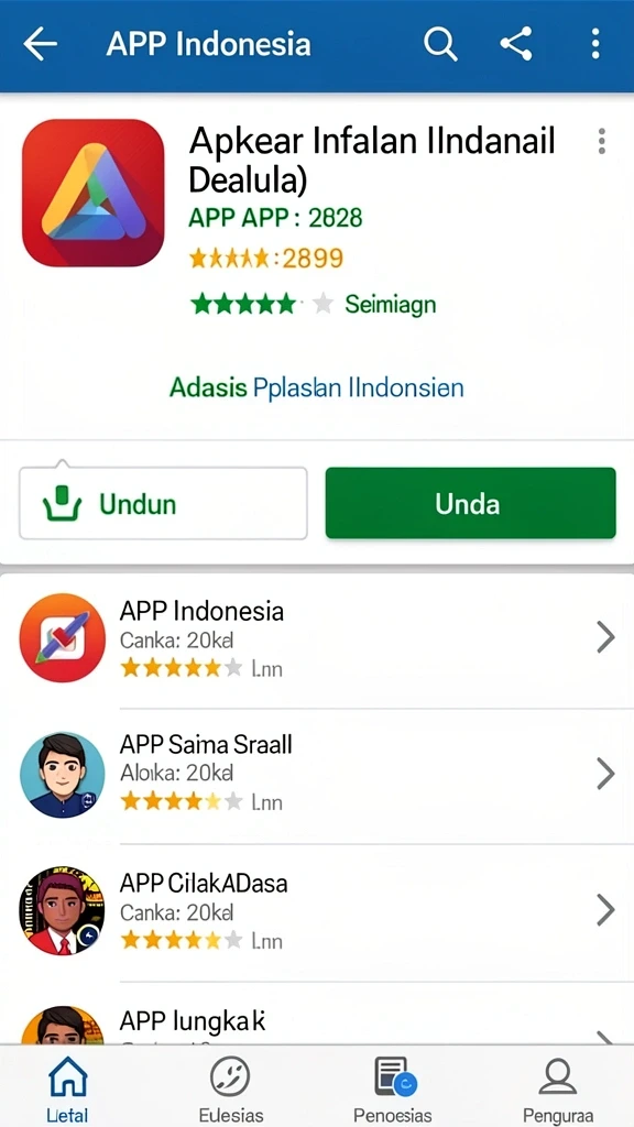 Tampilan antarmuka yang menarik dan intuitif.
