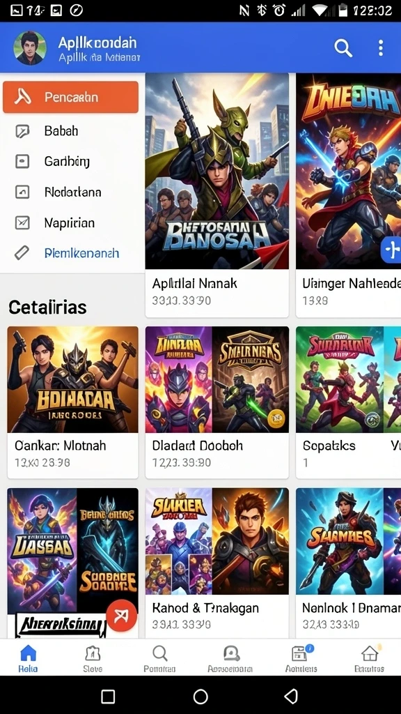 Tampilan antarmuka yang ramah pengguna dan menarik.