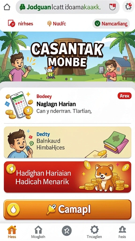 Beragam jenis permainan untuk setiap selera pengguna.