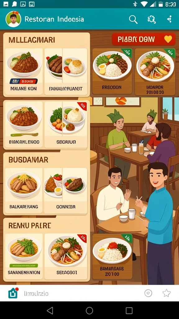 Fitur upgrade karakter yang menarik dan bermanfaat.