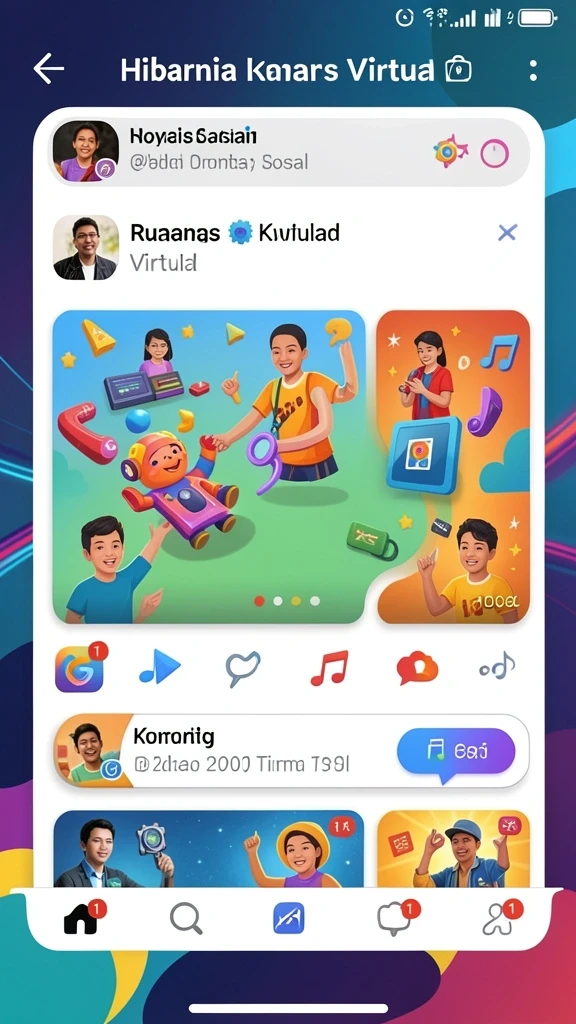 Tampilan antarmuka pengguna yang menawan dan intuitif.