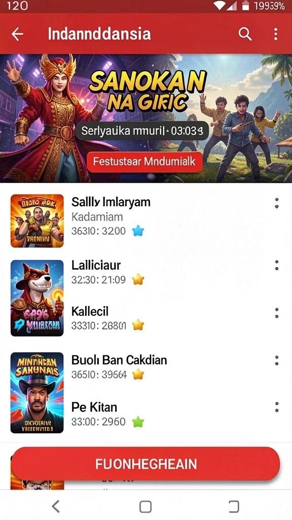 Screenshot yang menunjukkan karakter utama dalam aksi.