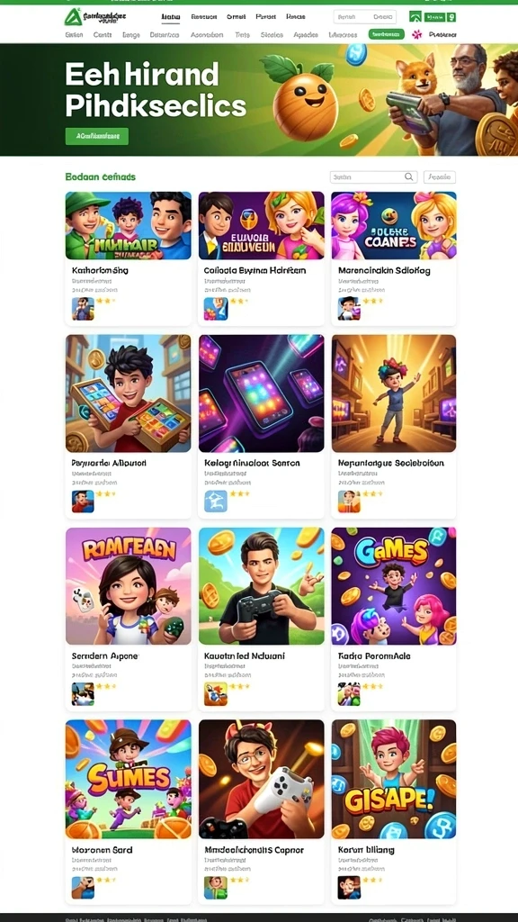 Pengalaman bermain yang mendebarkan dengan banyak pilihan game.