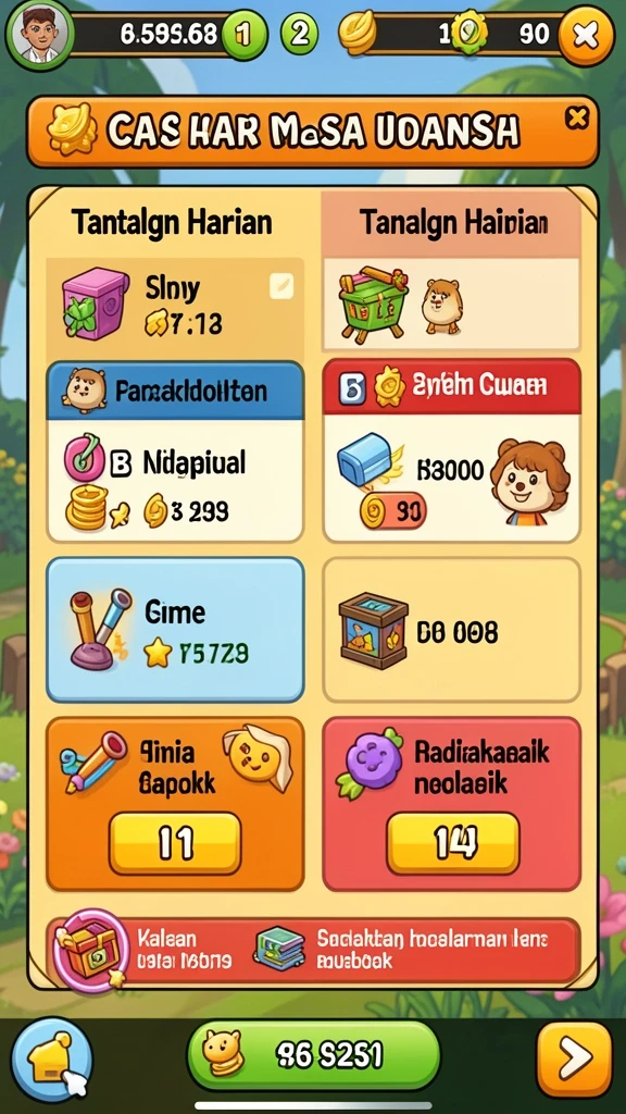 Reward menarik menunggu di setiap tantangan HUGO77.