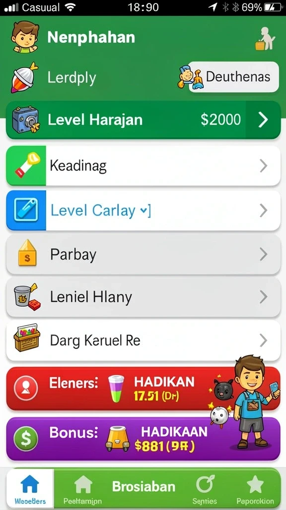 Pengaturan yang mudah dan intuitif.