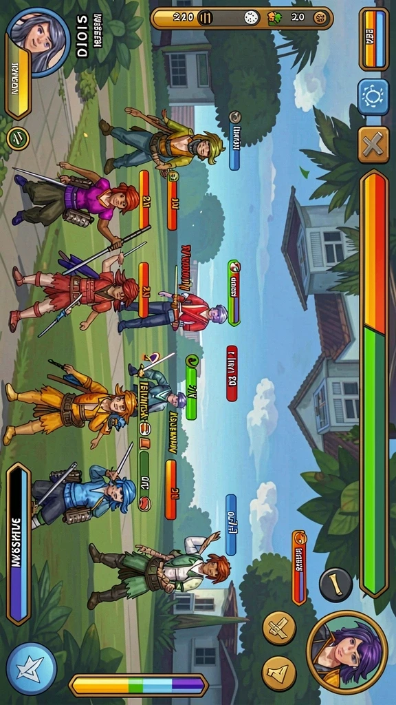 Tampilan antarmuka game yang menarik.