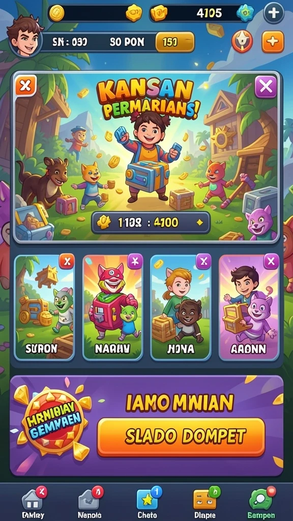 Tampilan antarmuka yang bersih dan modern.