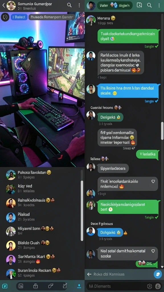 Pilihan tema yang beragam dan menarik.