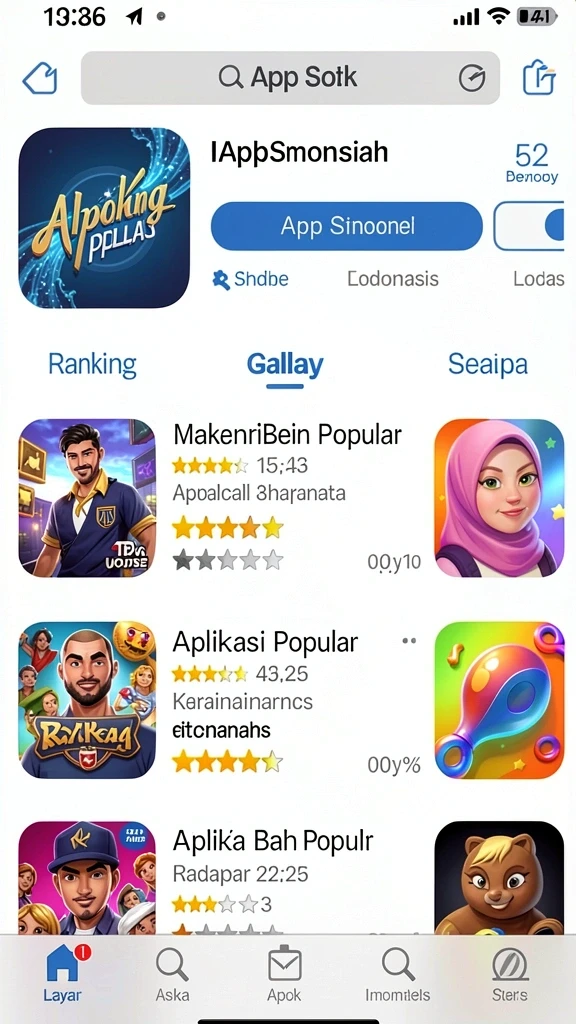 Tampilan antarmuka yang menarik dan mudah digunakan.