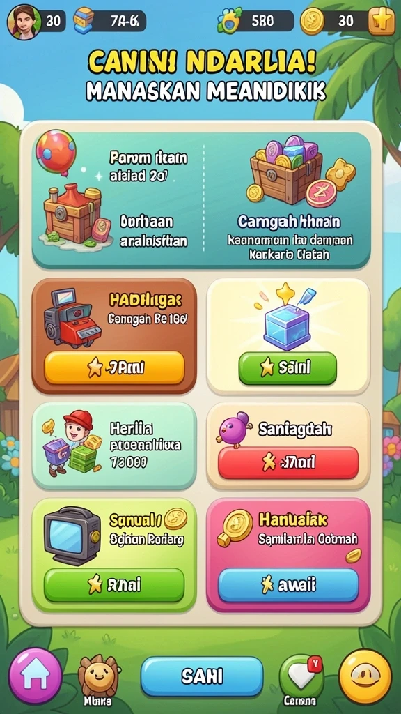 Tampilan antarmuka yang modern dan menarik.