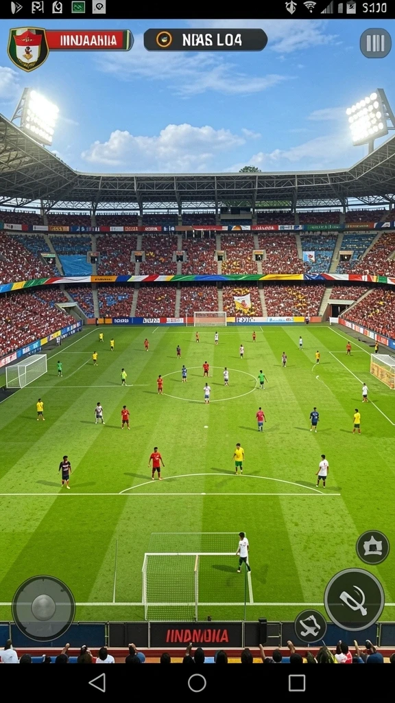 Tangkapan layar menampilkan aksi mendebarkan dalam game.
