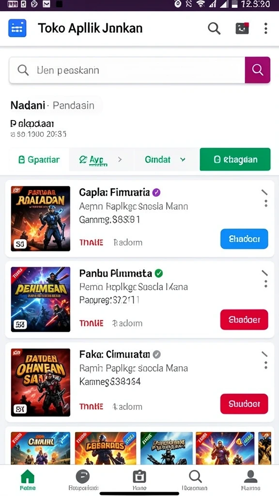 Tangkapan layar menampilkan karakter utama di tengah petualangan.