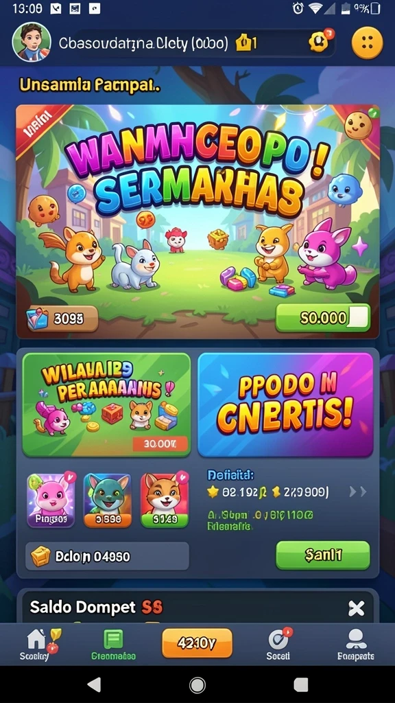 Antarmuka pengguna yang intuitif dan menarik.