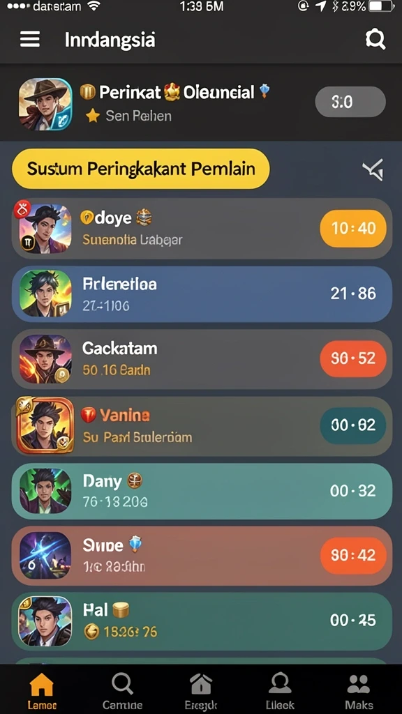 Karakter unik dengan kemampuan spesial.