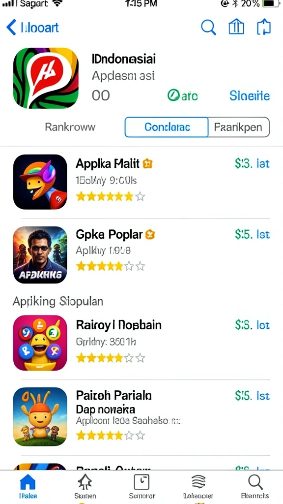 Tampilan antarmuka pengguna yang menarik.