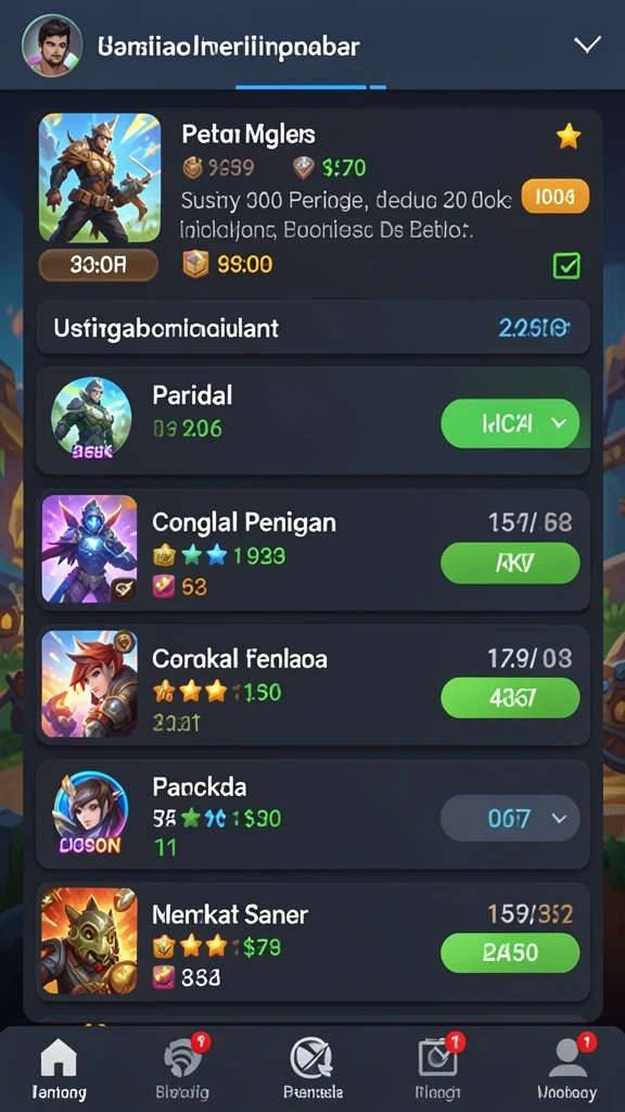 Fitur permainan yang seru dan menantang.