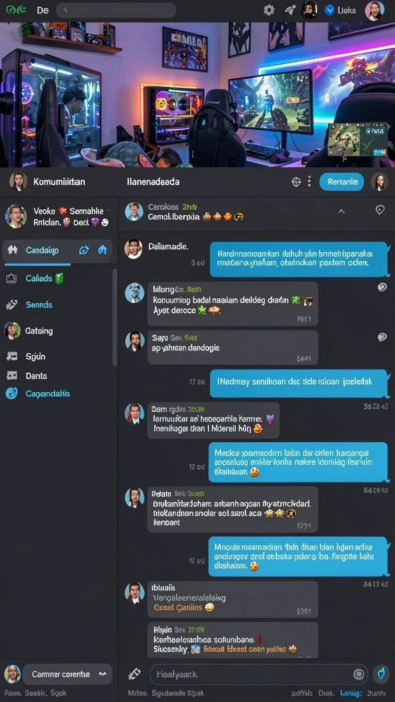 Tampilan awal menarik dengan grafis yang memukau.