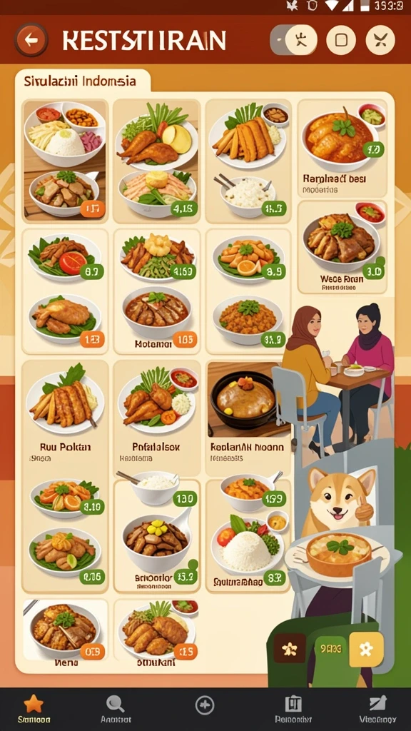 Tampilan antarmuka yang modern dan ramah pengguna.