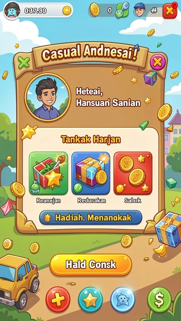 Level menantang yang menguji keterampilan.