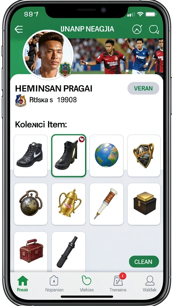 Tampilan awal yang menarik dan penuh warna.